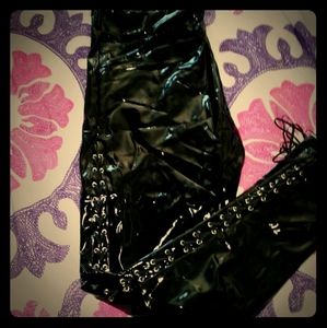 Hot Topic Faux Leather Pants